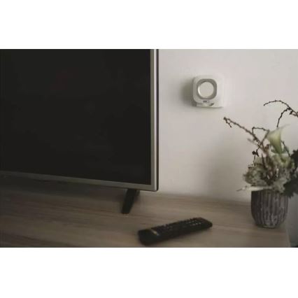 Sonnette sans fil à brancher 230V + 1xCR2032 IP44 blanc