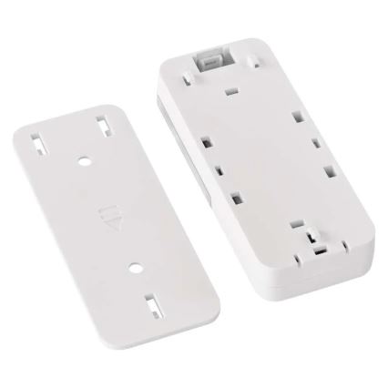 Sonnette sans fil à brancher sur prise GoSmart 230V + 1xCR2032 blanche Wi-Fi