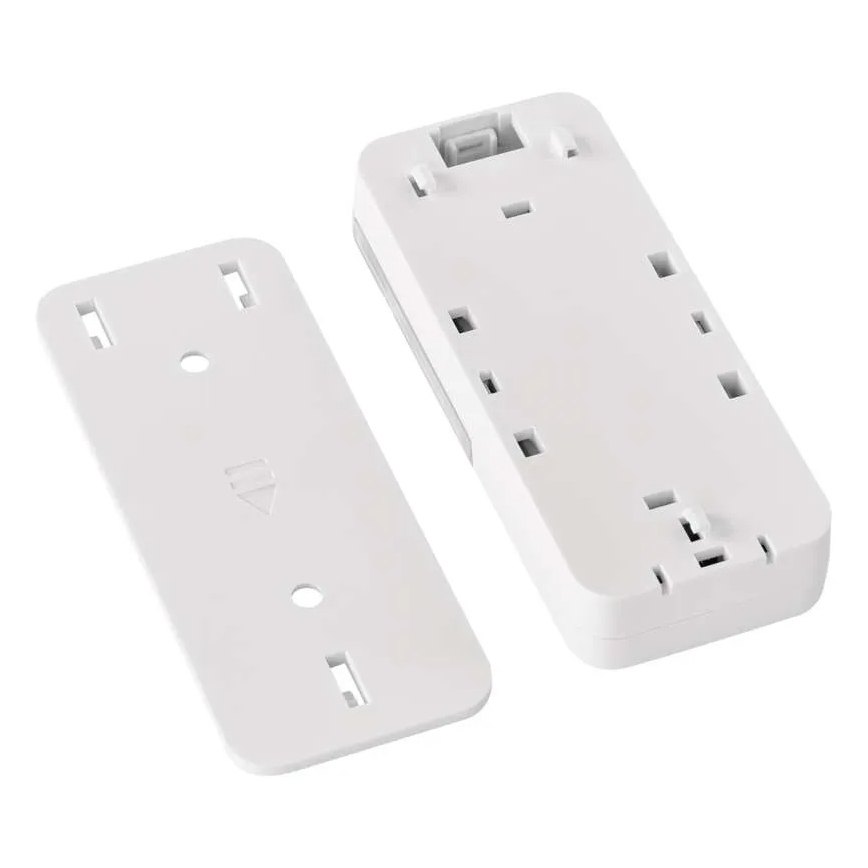 Sonnette sans fil à brancher sur prise GoSmart 230V + 1xCR2032 blanche Wi-Fi