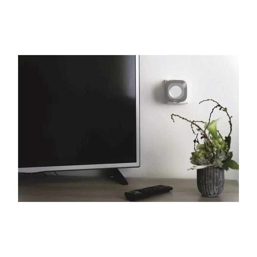 Sonnette sans fil sur prise 230V IP44 grise