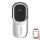 Sonnette vidéo avec détecteur de mouvement Full HD 1080p 5200 mAh IP65 Wi-Fi  Tuya blanche