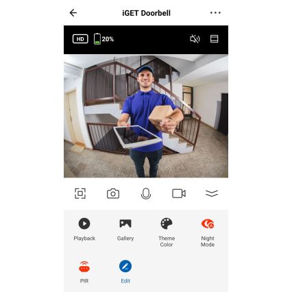 Sonnette vidéo avec détecteur de mouvement Full HD 1080p 5200 mAh IP65 Wi-Fi  Tuya blanche