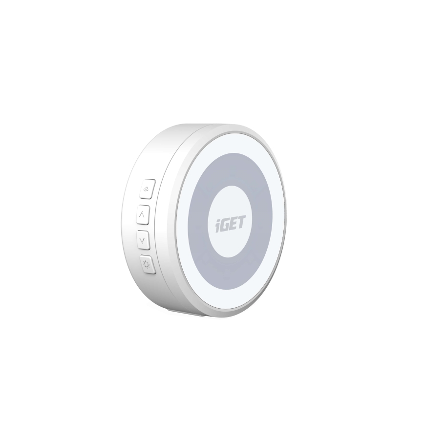 Sonnette video avec détecteur de mouvement Full HD 1080p IP65 Wi-Fi blanc + enceinte