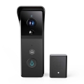 Sonnette vidéo SmartLife avec capteur de mouvement — 4400 mAh, Full HD 1296p, IP44, Wi‑Fi, compatible Tuya