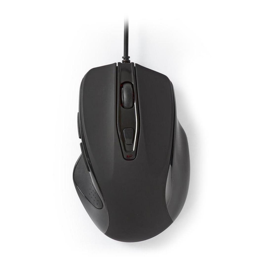 Souris de gaming 800/1200/2400/3200 DPI noire