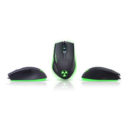 Souris de jeu filaire LED 1000/1200/1600/3200 DPI noir CONNECT IT CI-1128