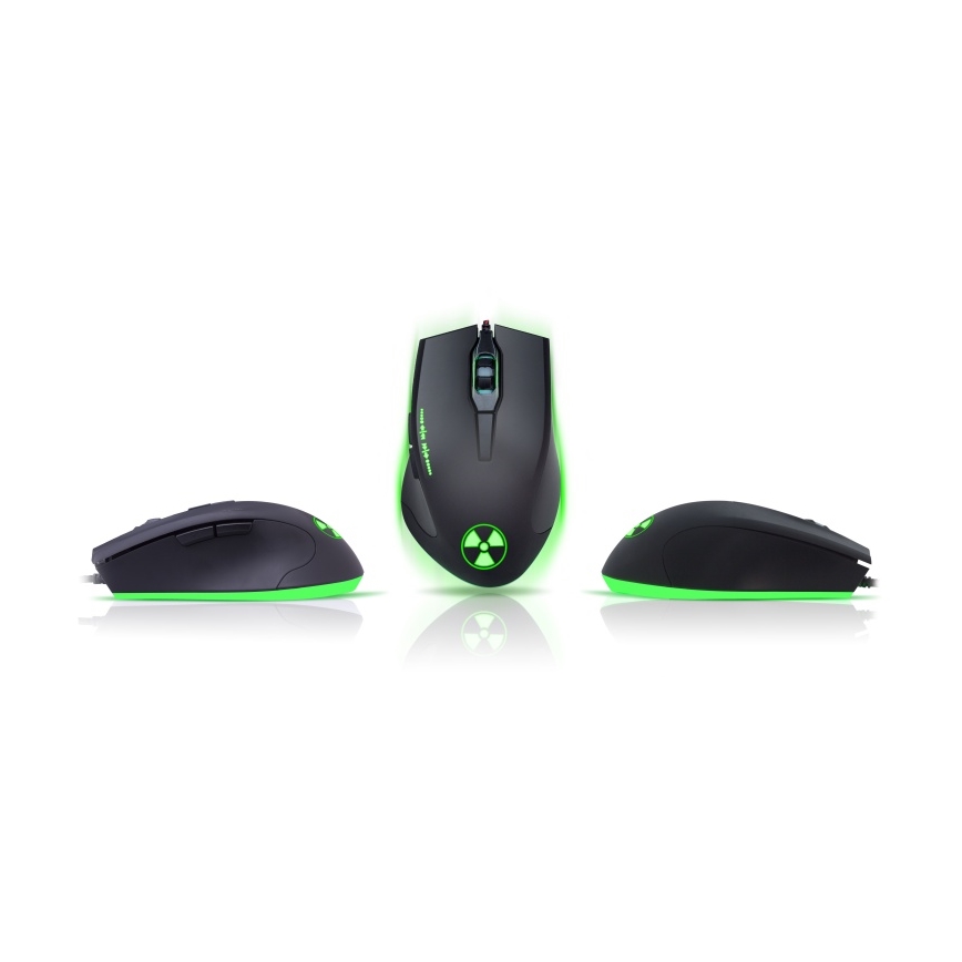 Souris de jeu filaire LED 1000/1200/1600/3200 DPI noir CONNECT IT CI-1128