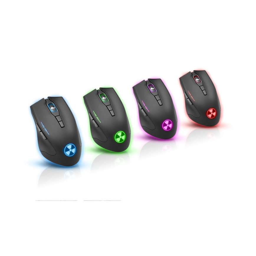 Souris de jeu filaire LED 1000/1200/1600/3200 DPI noir CONNECT IT CI-1128