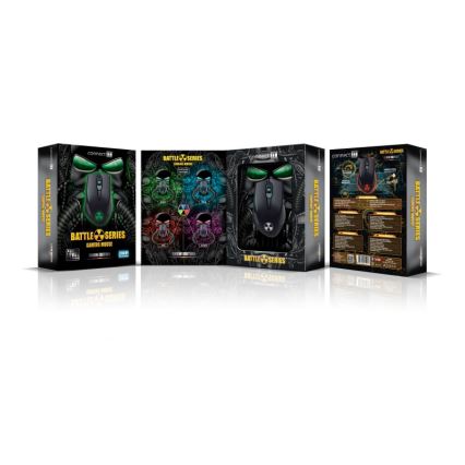 Souris de jeu filaire LED 1000/1200/1600/3200 DPI noir CONNECT IT CI-1128