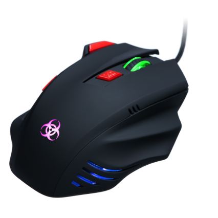Souris de jeu filaire LED 800/1600/2400/3200 DPI noir CONNECT IT CI-191
