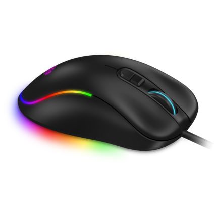 Souris de jeu filaire LED RGB 200-7200 DPI noir CONNECT IT CMO-3589-BK