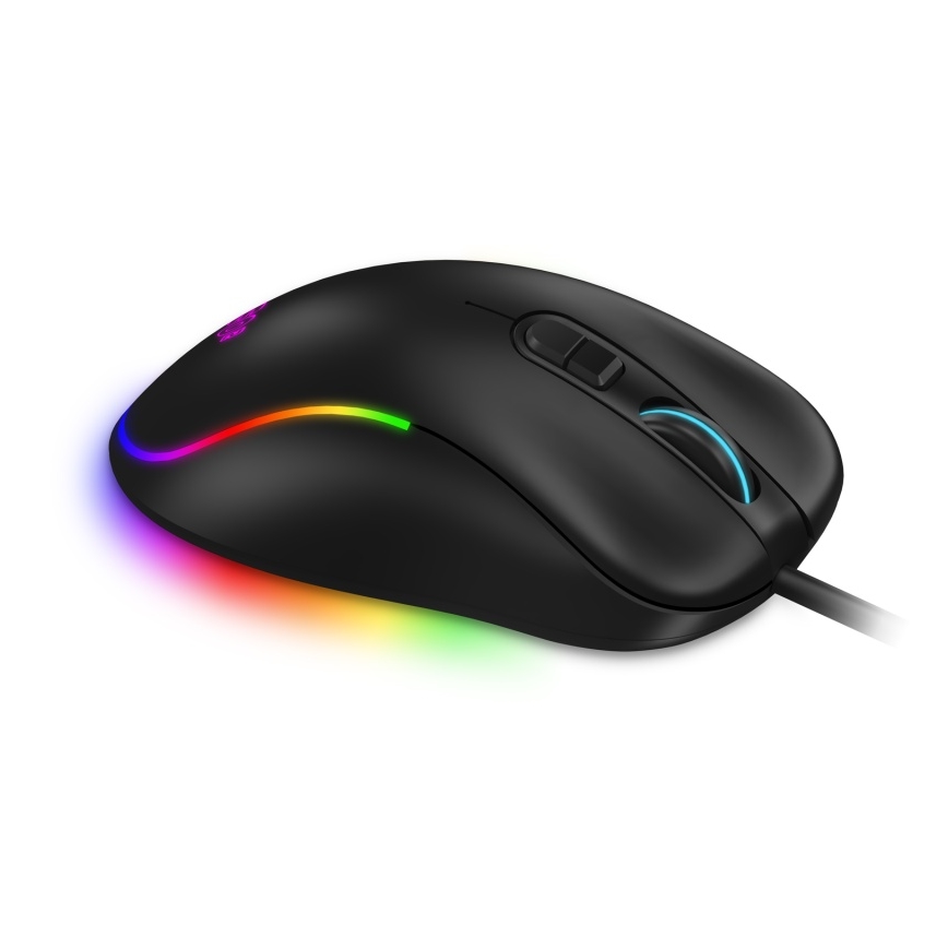 Souris de jeu filaire LED RGB 200-7200 DPI noir CONNECT IT CMO-3589-BK