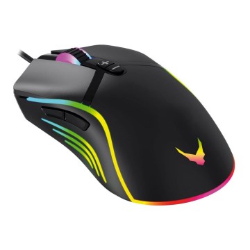 Souris gaming RGB LED VARR 1000/1600/3200/6400 DPI 7 boutons