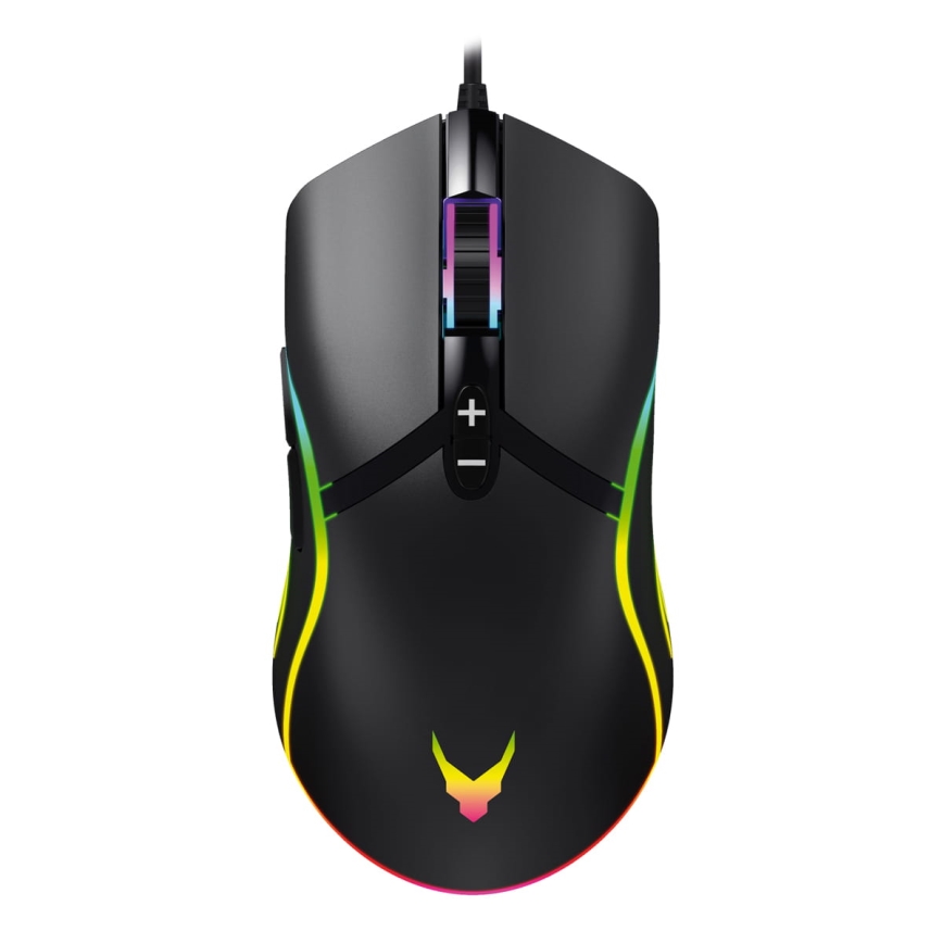 Souris gaming RGB LED VARR 1000/1600/3200/6400 DPI 7 boutons
