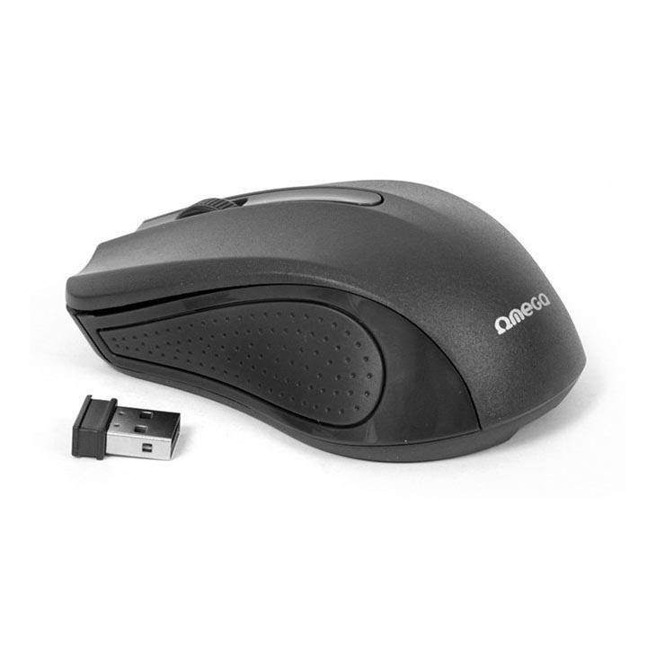 Souris sans fil  1000 DPI 2xAAA noir