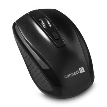 Souris sans fil 800/1200/1600 DPI 2xAAA noir CONNECT IT CI-1223