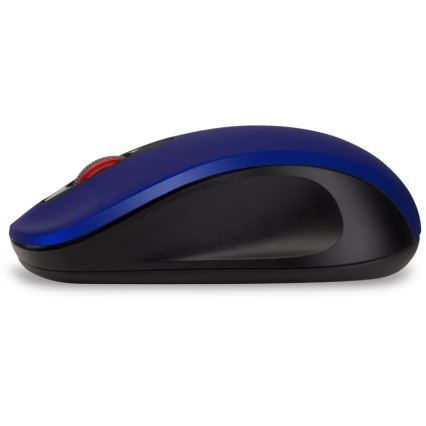 Souris sans fil silencieuse MUTE 1200 DPI 1xAA noir/bleu CONNECT IT CMO-2230-BL