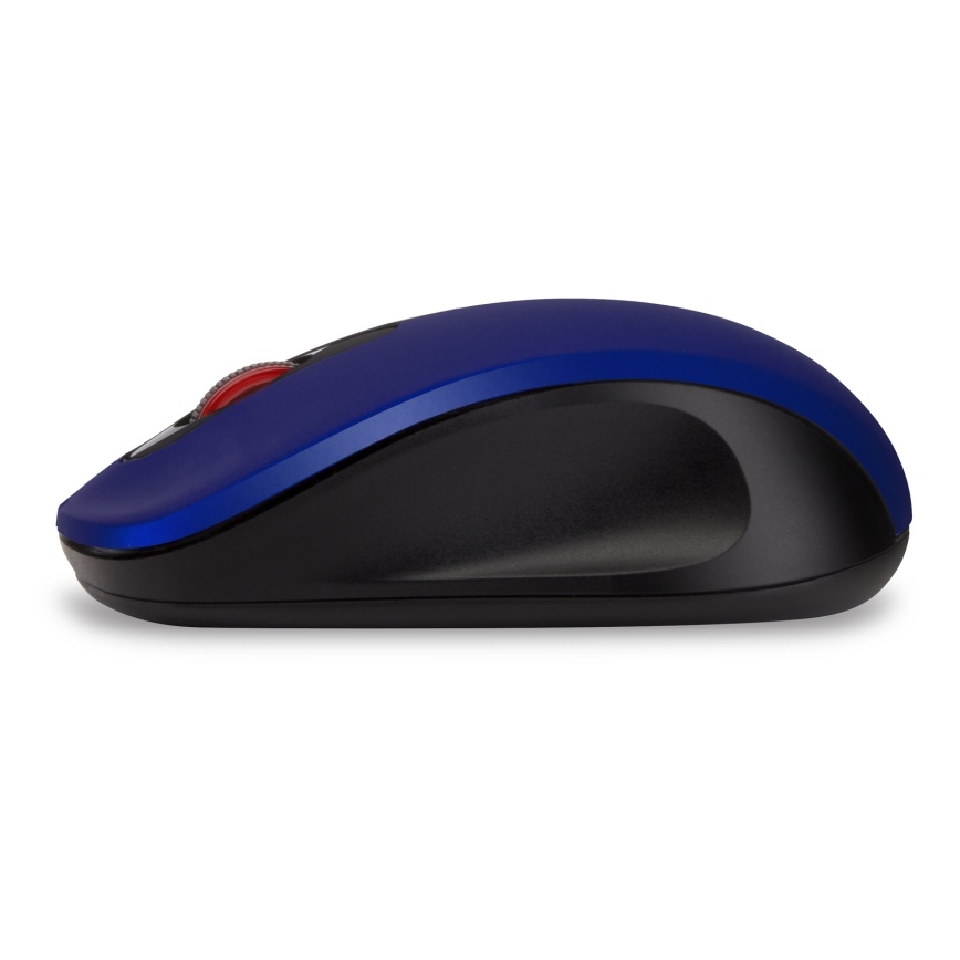 Souris sans fil silencieuse MUTE 1200 DPI 1xAA noir/bleu CONNECT IT CMO-2230-BL