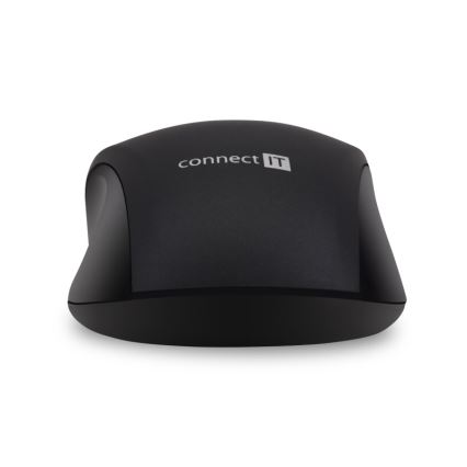 Souris sans fil silencieuse MUTE 1200 DPI 1xAA noir CONNECT IT CMO-2230-BK