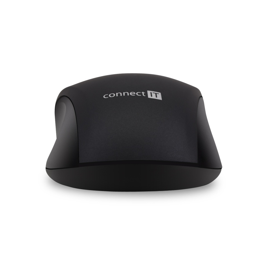 Souris sans fil silencieuse MUTE 1200 DPI 1xAA noir CONNECT IT CMO-2230-BK
