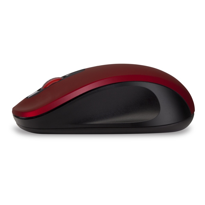 Souris sans fil silencieuse MUTE 1200 DPI 1xAA noir/rouge CONNECT IT CMO-2230-RD