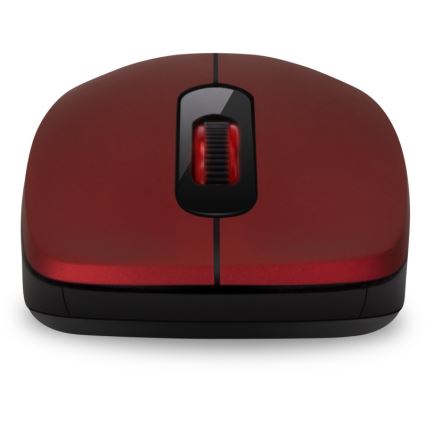 Souris sans fil silencieuse MUTE 1200 DPI 1xAA noir/rouge CONNECT IT CMO-2230-RD