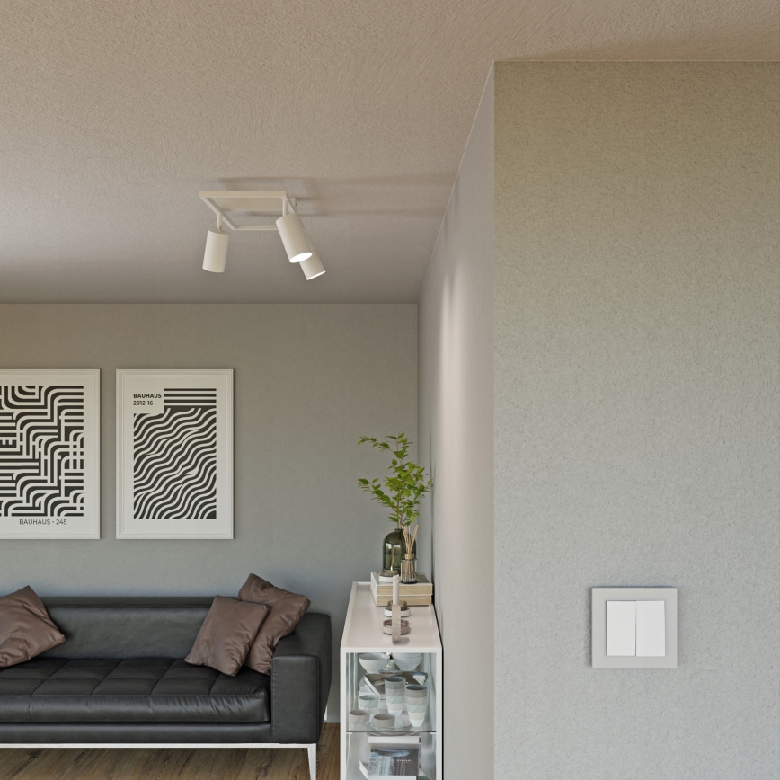 Spot 3xGU10/30W/230V blanc