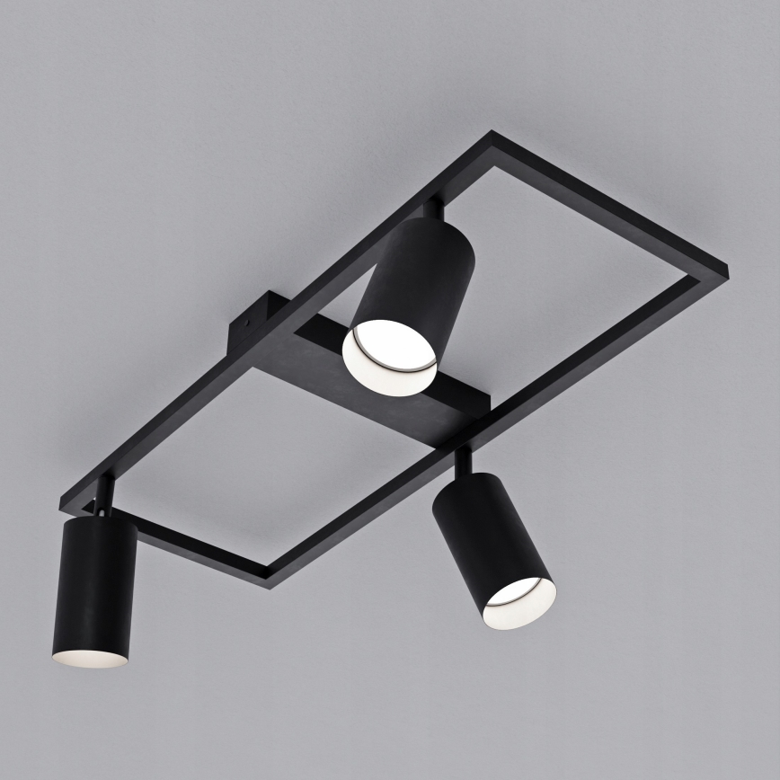 Spot 3xGU10/30W/230V noir