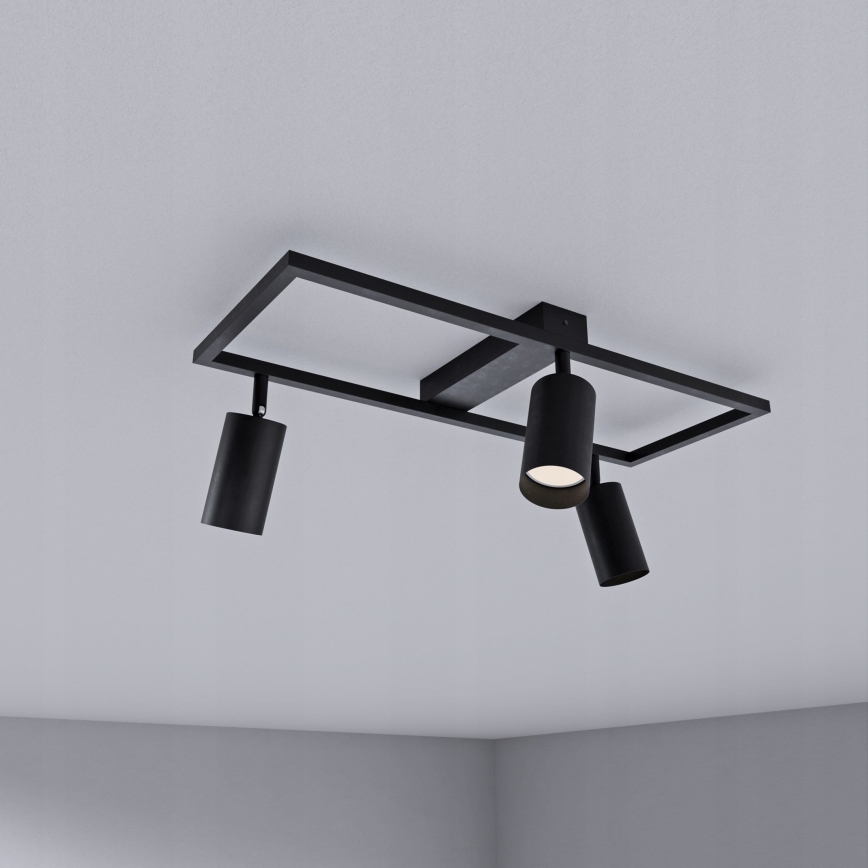 Spot 3xGU10/30W/230V noir