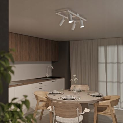 Spot 4xGU10/30W/230V blanc