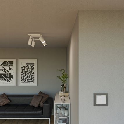 Spot 4xGU10/30W/230V blanc