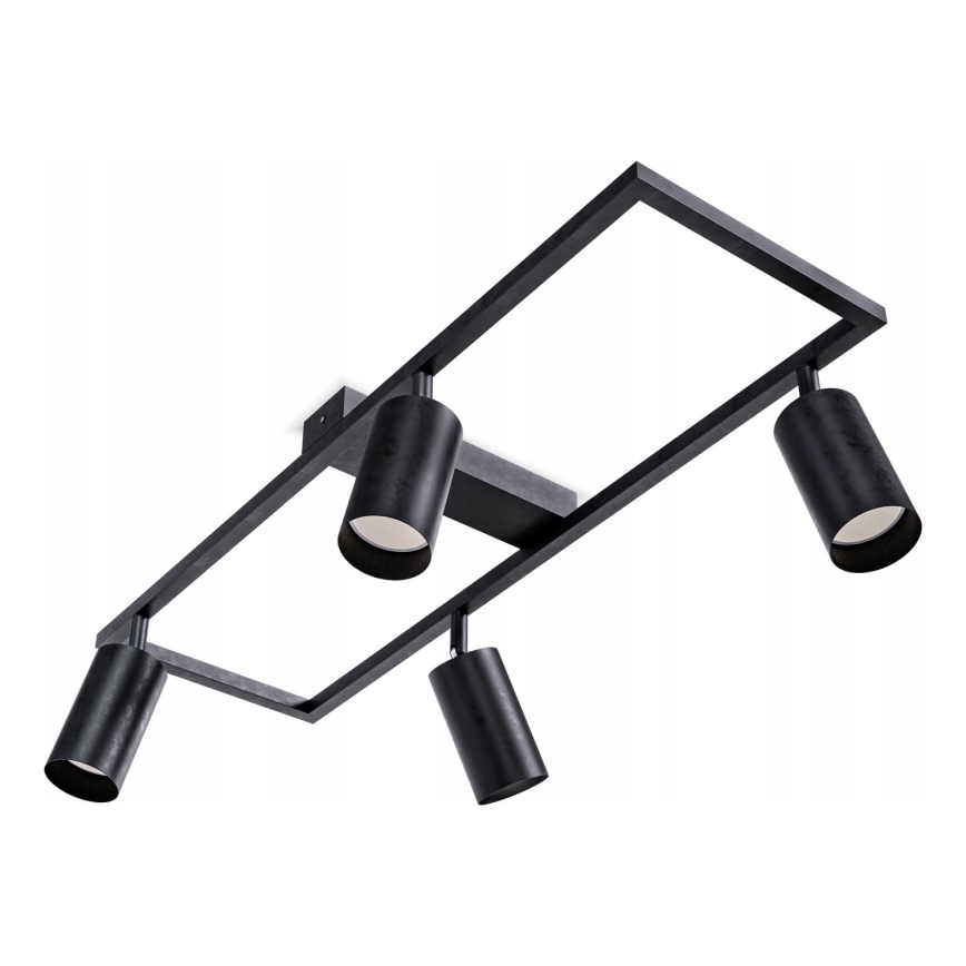 Spot 4xGU10/30W/230V noir