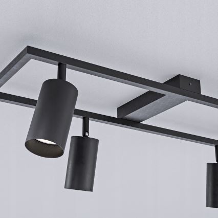 Spot 4xGU10/30W/230V noir