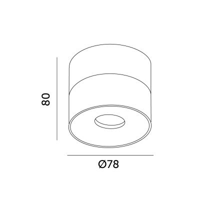 Spot à intensité variable LAHTI MINI LED/9W/230V 3000K CRI 90 blanc