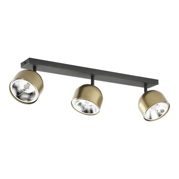 Spot ALTEA 3xAR111 GU10/50W/230V doré/noir