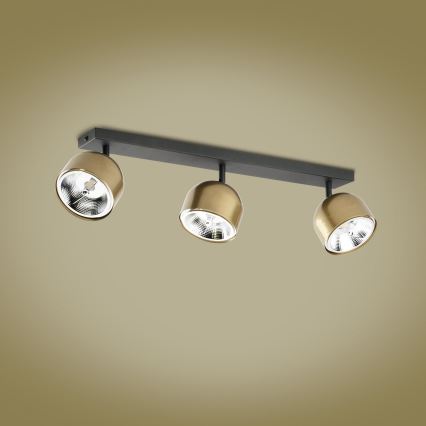 Spot ALTEA 3xAR111 GU10/50W/230V doré/noir