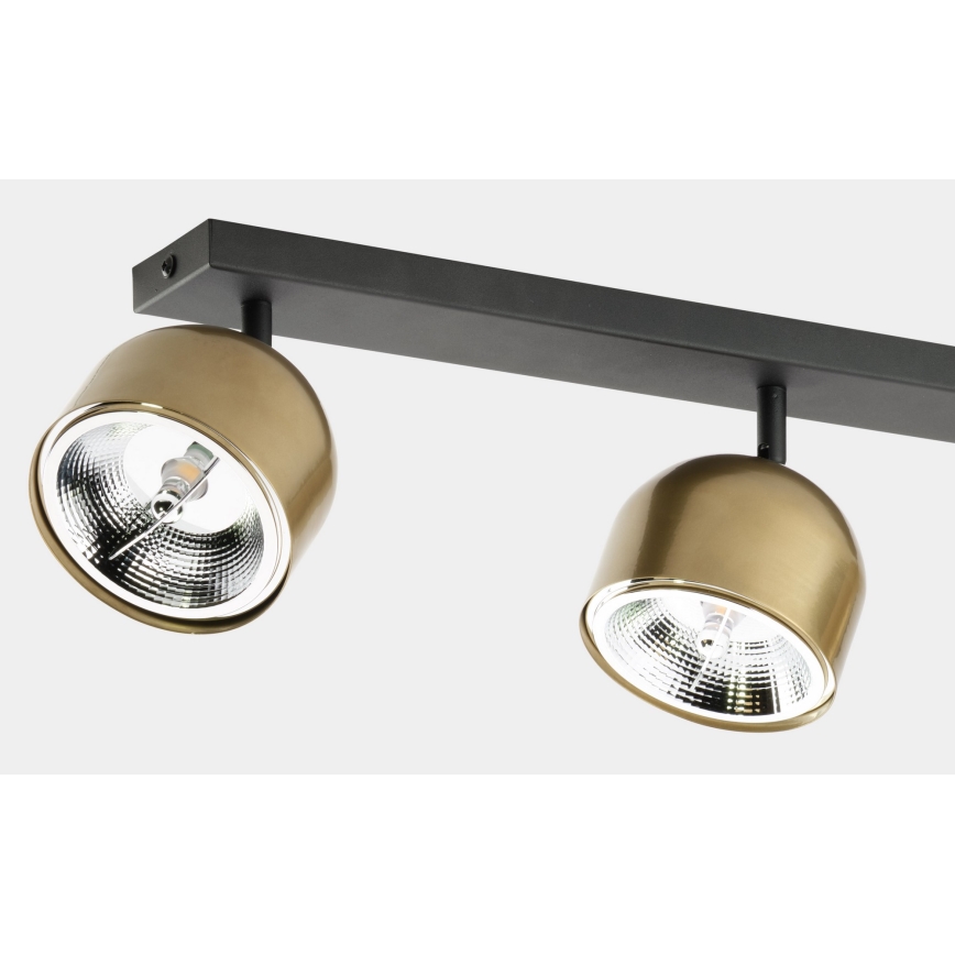 Spot ALTEA 3xAR111 GU10/50W/230V doré/noir
