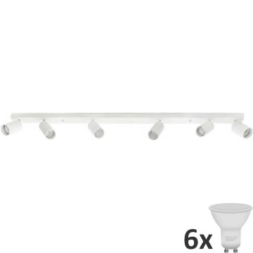 Spot ANGIE 6xGU10/6W/230V blanc