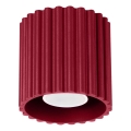Spot AURA 1x GU10/10W/230V, Ø 10 cm, rouge