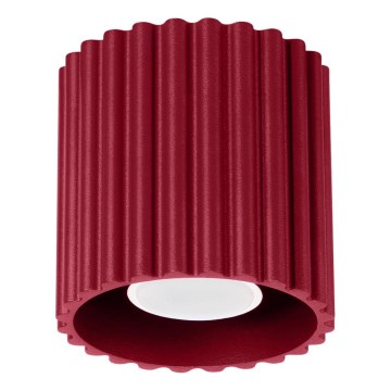 Spot AURA 1x GU10/10W/230V, Ø 10 cm, rouge