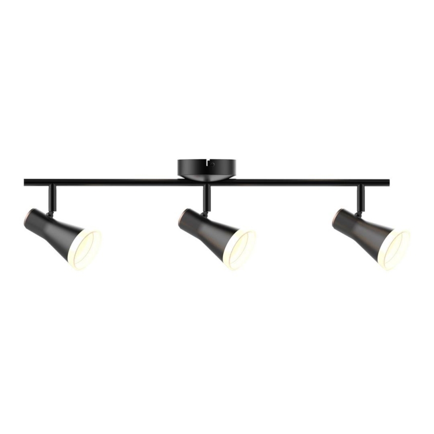 Spot BERG 3xLED/4,2W/230V noir