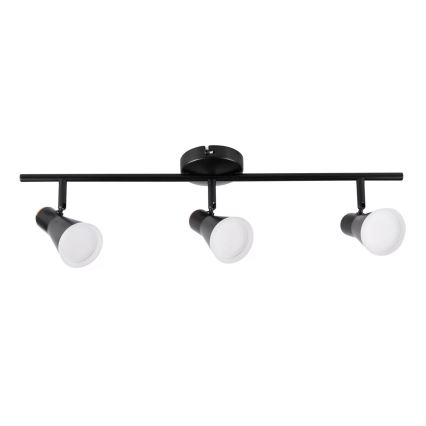 Spot BERG 3xLED/4,2W/230V noir