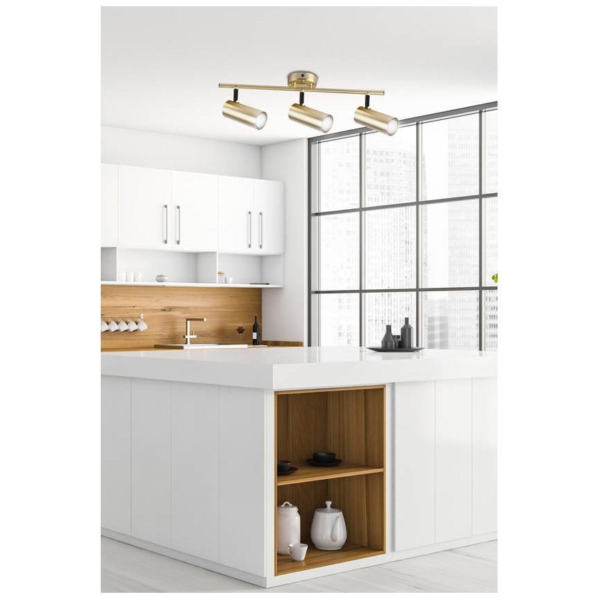 Spot COLLY 3xGU10/15W/230V doré