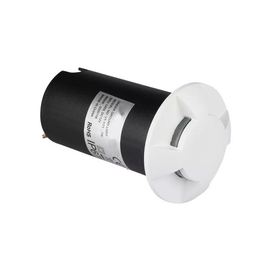 Spot de balisage LED d'extérieur LED/1W/12V IP67