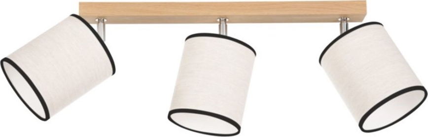 Spot de plafond BOHO 3xE27/25W/230V chêne