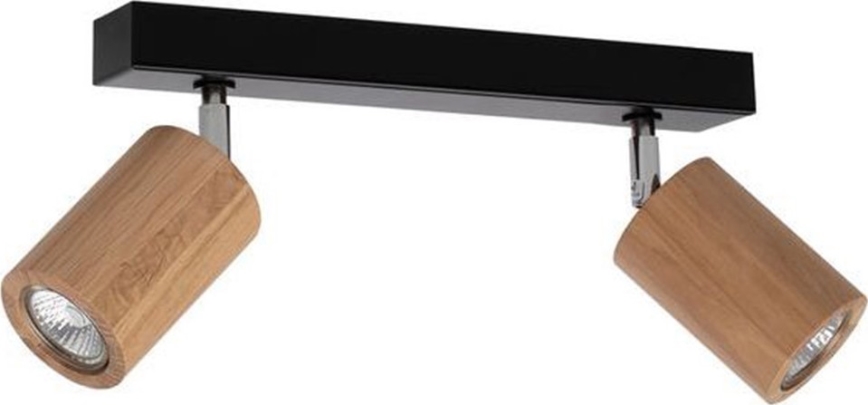 Spot de plafond LED MATTI 2xGU10/5W/230V chêne