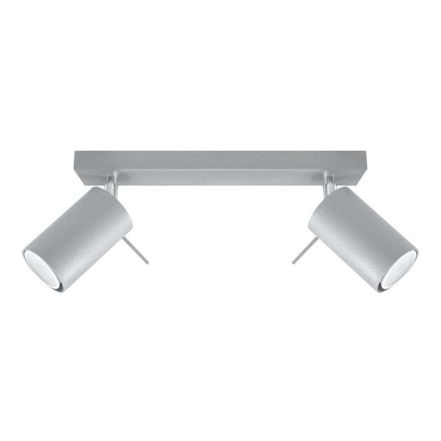 Spot de plafond RING 2xGU10/10W/230V