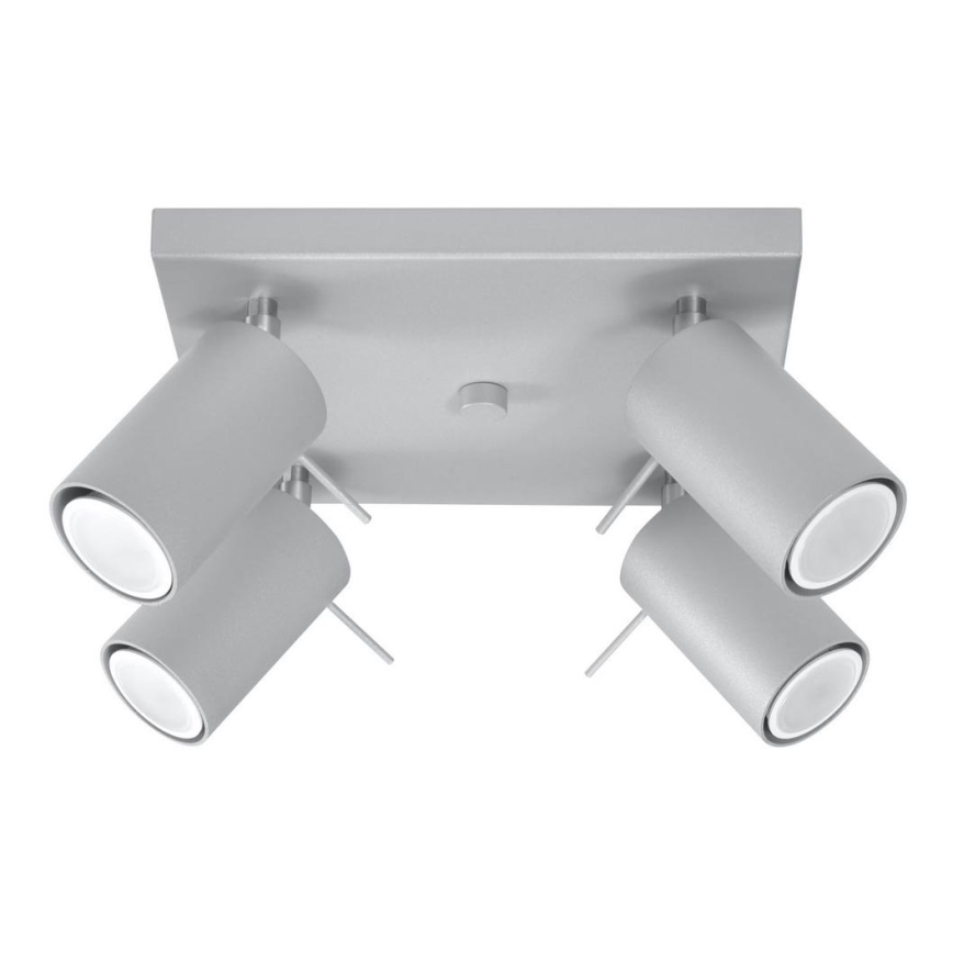 Spot de plafond RING 4xGU10/10W/230V