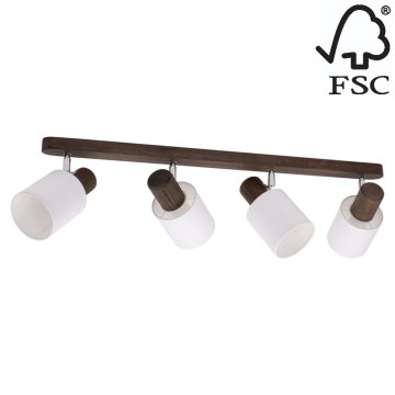 Spot de plafond TRENDY 4xE27/15W/230V pin - certifié FSC