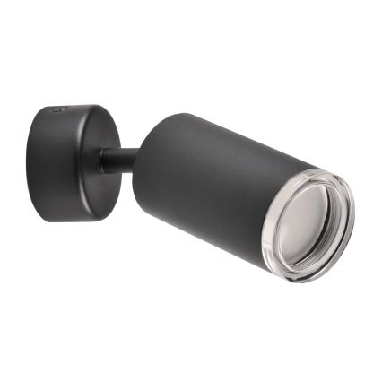 Spot LED RGBW dimmable pour salle de bains TURYN 1xGU10/4,8W/230V 3000K IP44 noir + télécommande